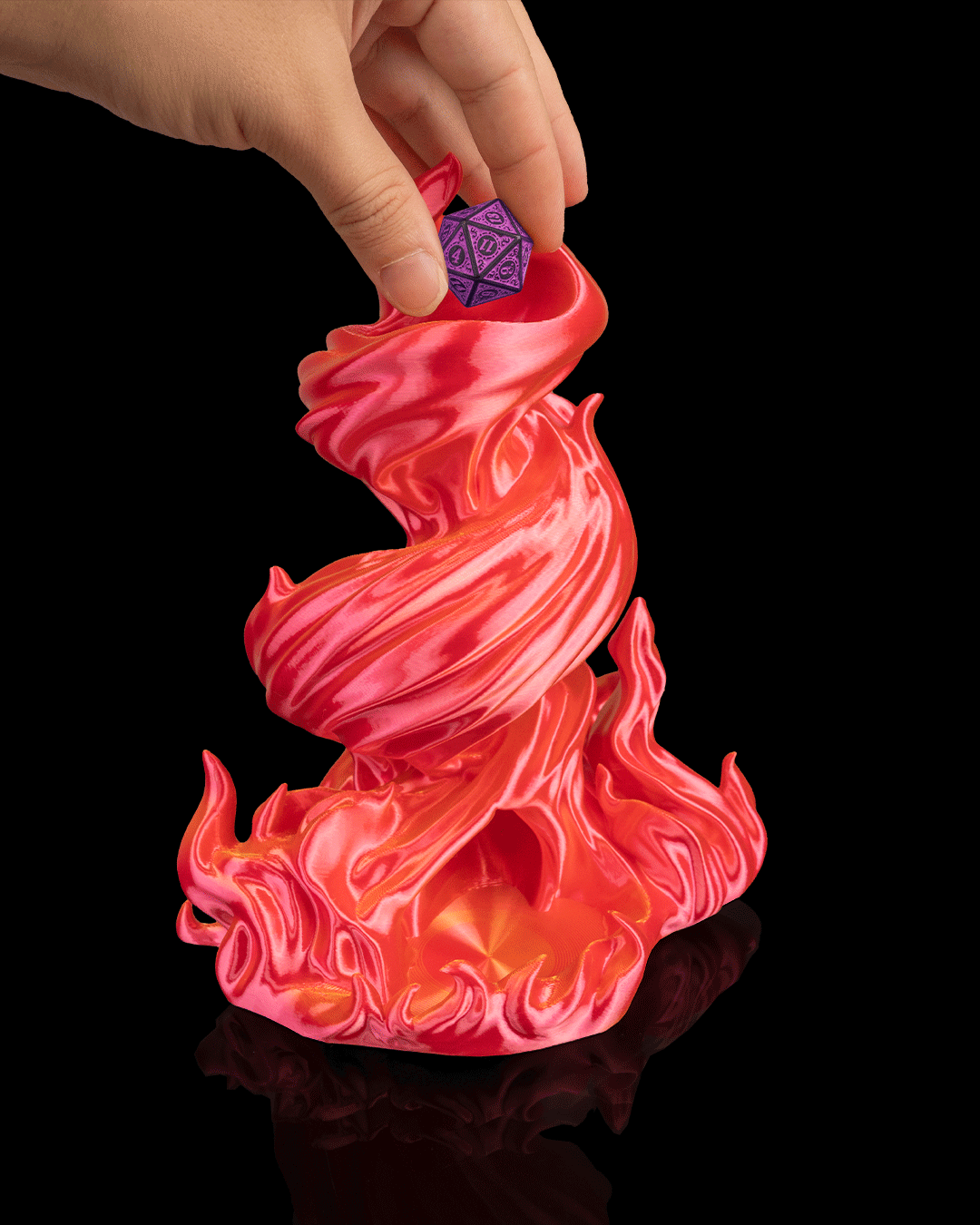 Flame Dice Tower